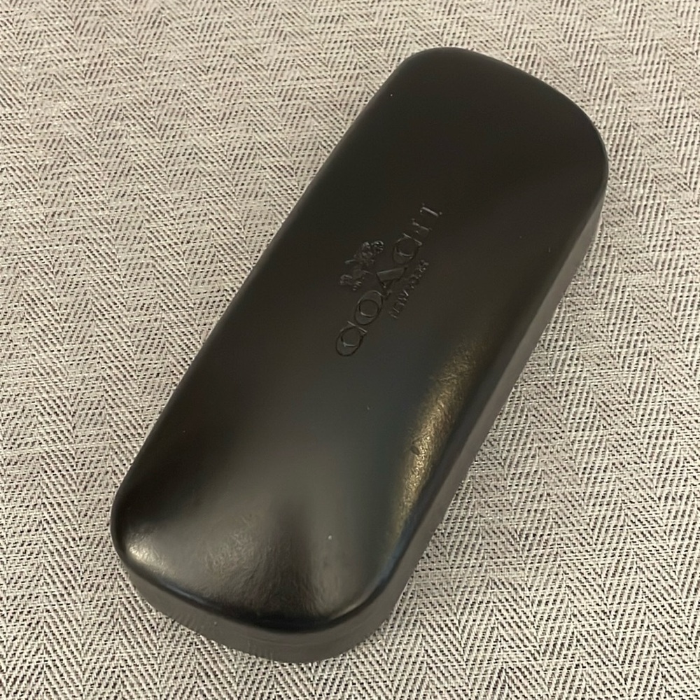 Coach Black Hard Clamshell Eyeglasses Sunglasses Case